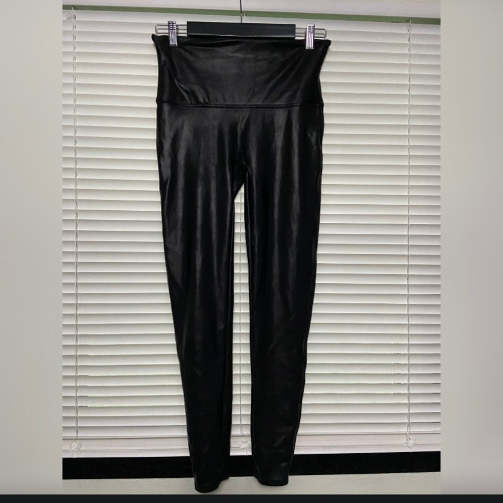 Spanx Faux Leather Leggings XL